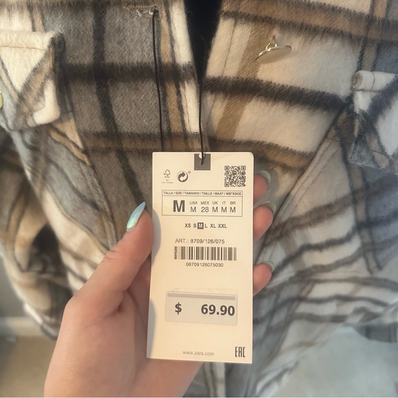 Zara thicker flannel - Picture 2 of 3